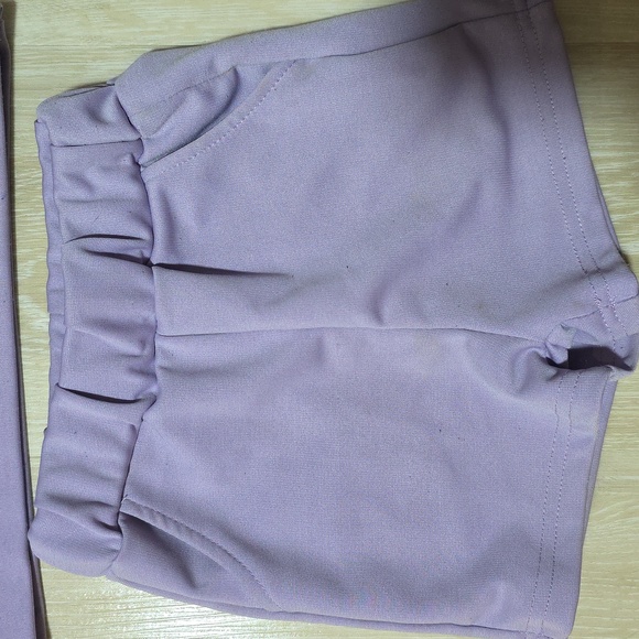 SHEIN Floral Yellow and Lavender Kids Set Bundle - Picture 3 of 7